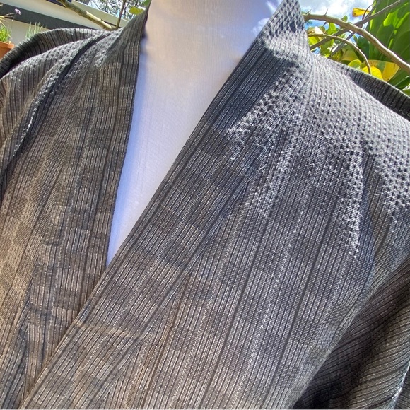 NEW Men’s Kimono Robe Yukata Long Sandals Belt and Pouch Bag - Picture 11 of 17